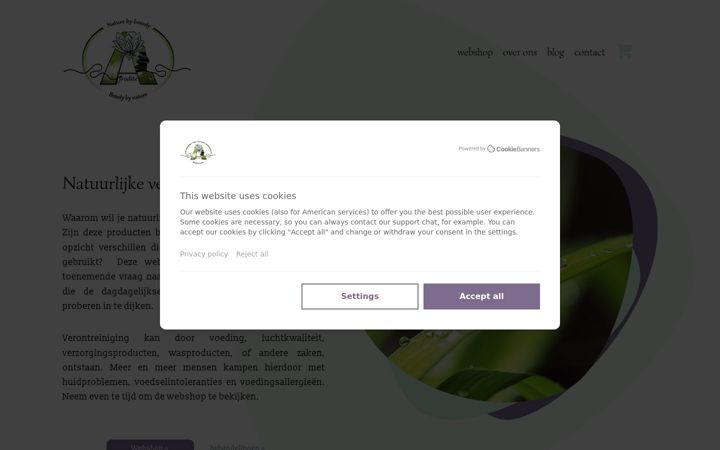 Zrzut ekranu afroditeverzorgingsproducten.be