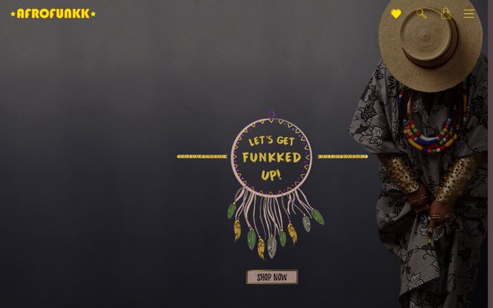 Screenshot of afrofunkk.com