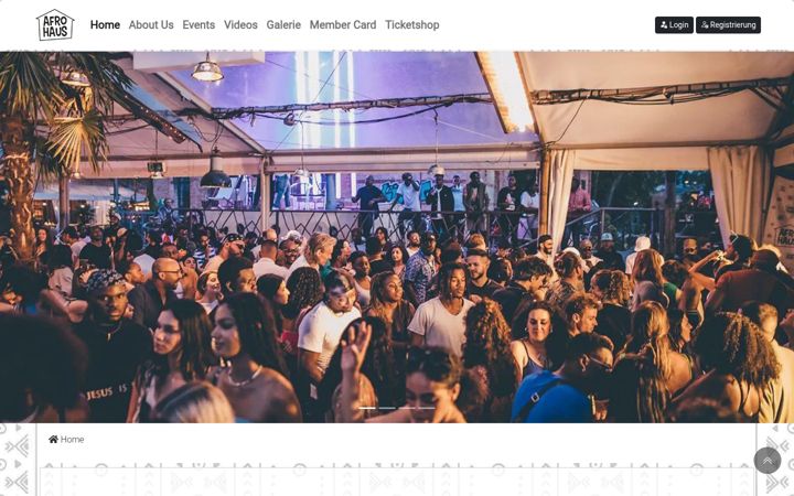 Screenshot of afrohaus.de