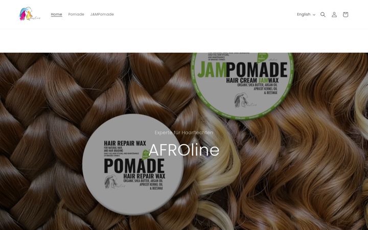 Screenshot of afroline.de