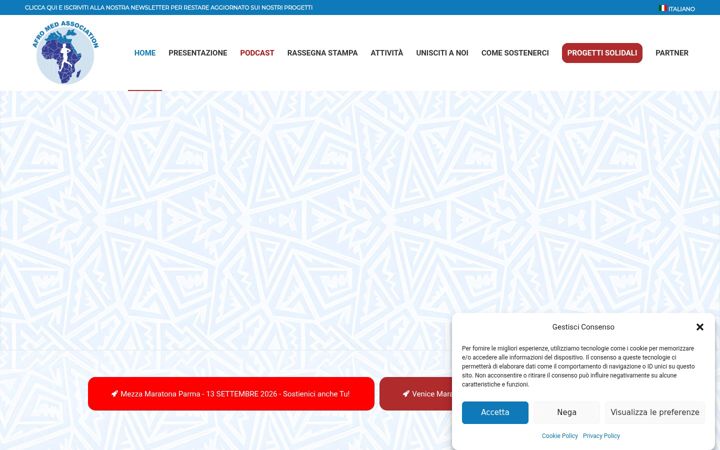 Screenshot of afromedaps.org