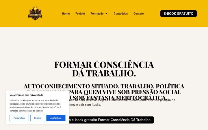 Posnetek zaslona afromentor.com.br