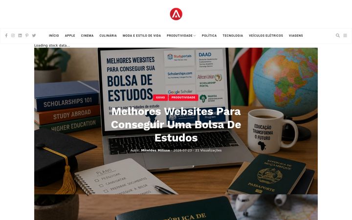 Screenshot of afronomista.com