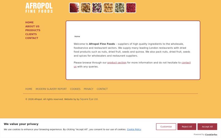 Screenshot of afropol.com