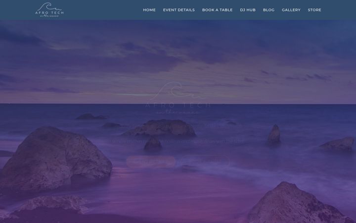 Screenshot of afrotechonthewaves.co.za