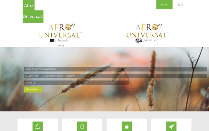 Zrzut ekranu afrouniversal.com
