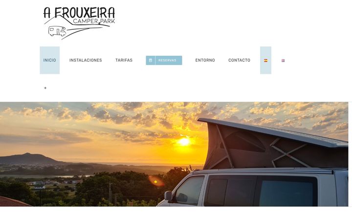 Zrzut ekranu afrouxeiracamperpark.com