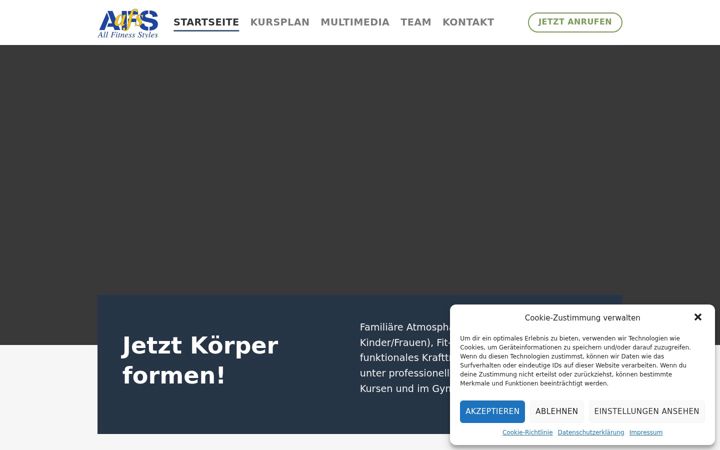 Skärmbild av afs-hanau.de