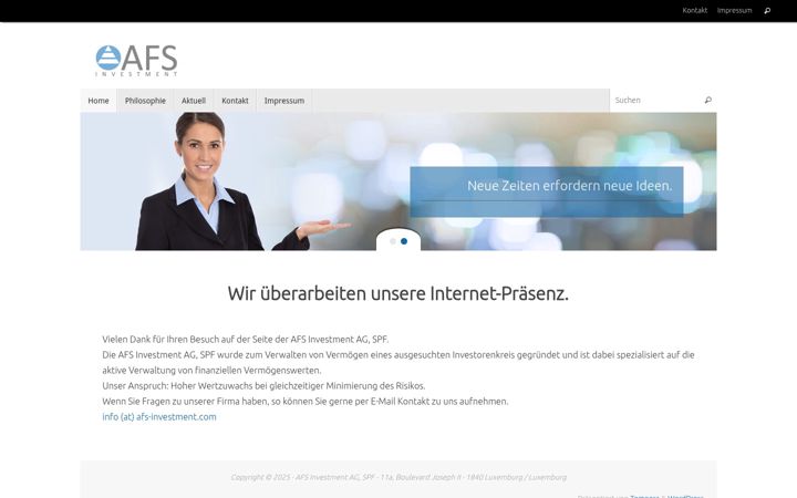 Screenshot of afs-investment.com