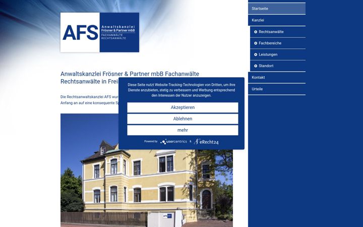 Screenshot of afs-rechtsanwaelte.de