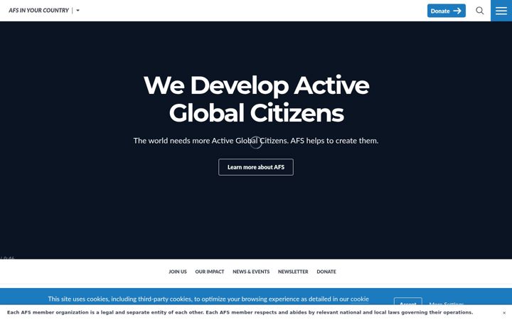Screenshot of afs.org