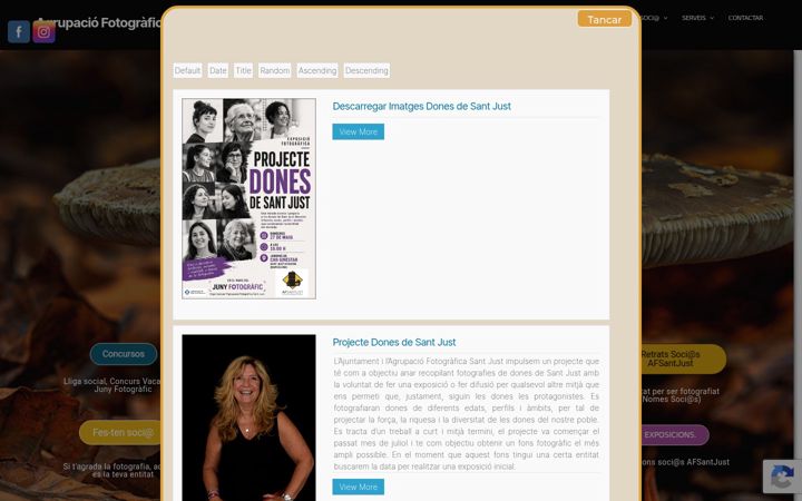 Screenshot of afsantjust.com