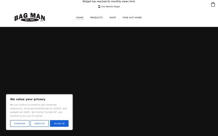 Screenshot of afsbagman.com