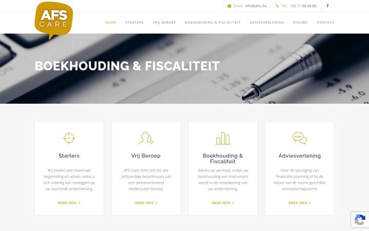 Screenshot of afsc.be