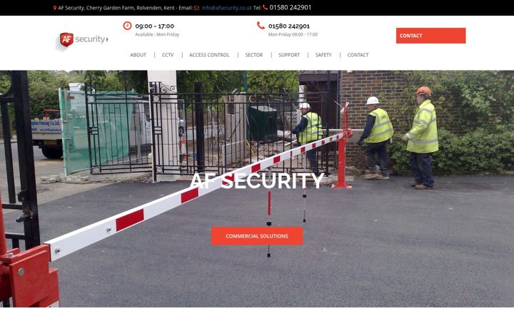 Screenshot of afsecurity.co.uk