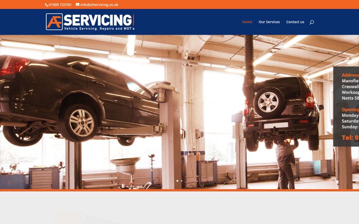 Екранна снимка на afservicing.co.uk