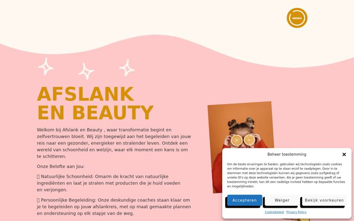 Screenshot of afslankenbeauty.be