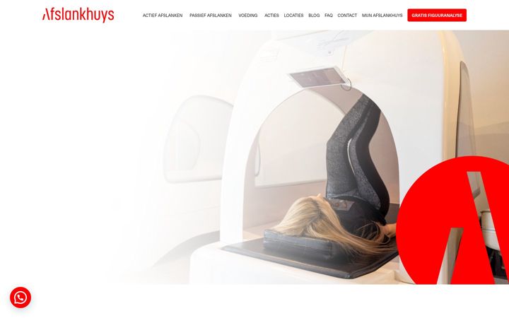 Screenshot of afslankhuys.be