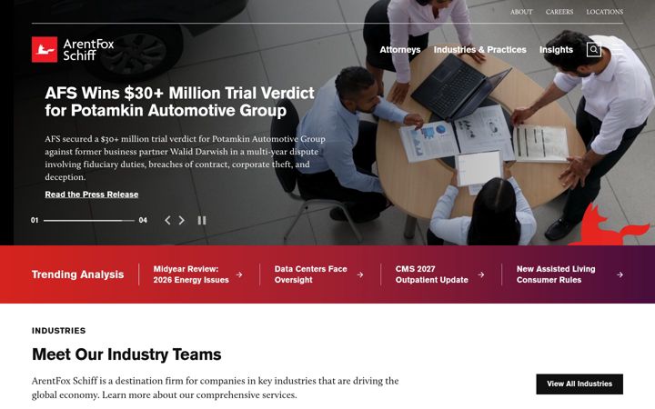 Screenshot of afslaw.com