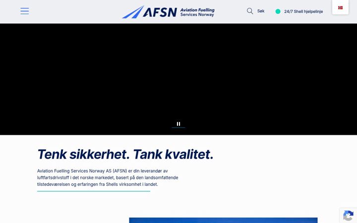 Screenshot of afsn.no