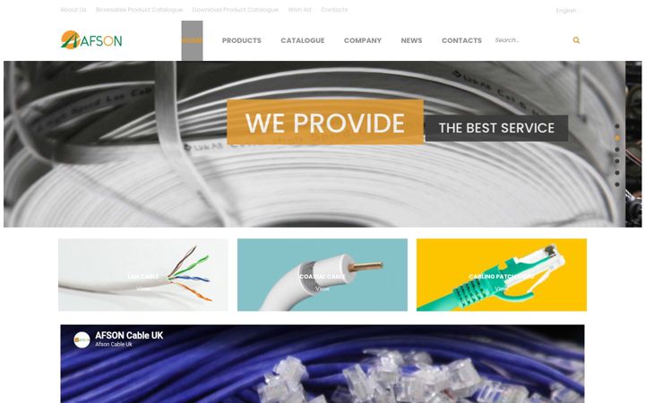 Screenshot of afsonuk.com