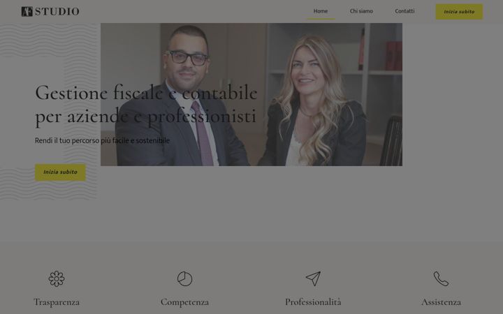Screenshot of afstudiomilano.it