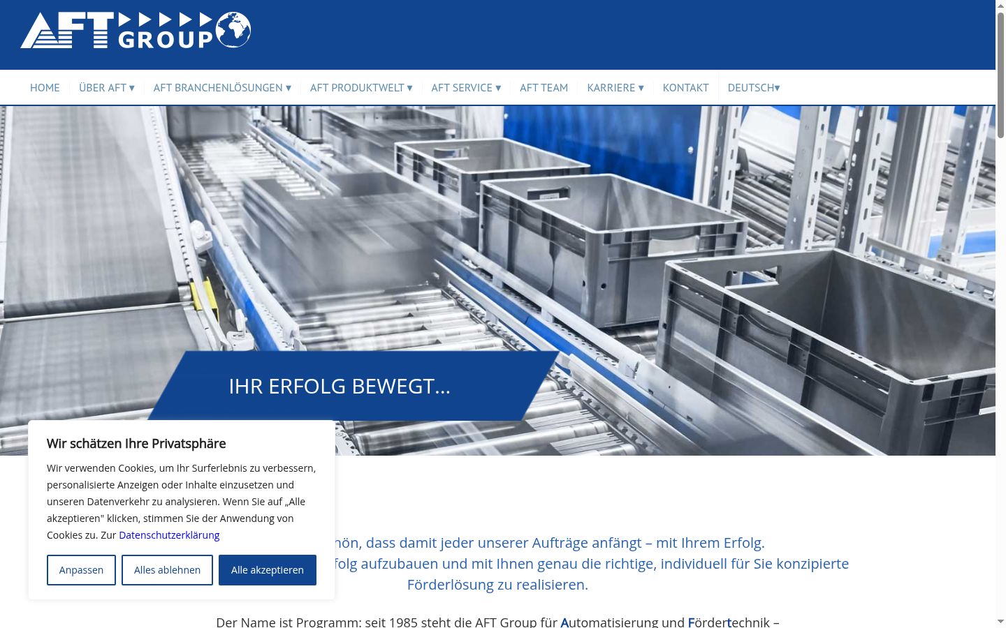 Screenshot tal-banner tal-kunsens muri qabel kwalunkwe interazzjoni
