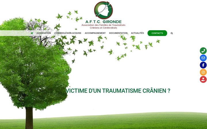 Screenshot van aftc-gironde.org