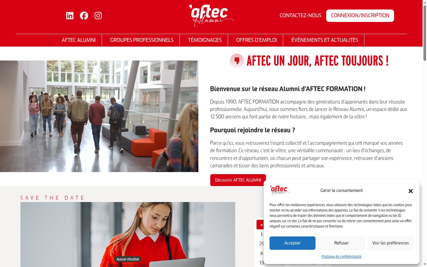 Screenshot van de toestemmingsbanner zoals getoond vóór enige interactie