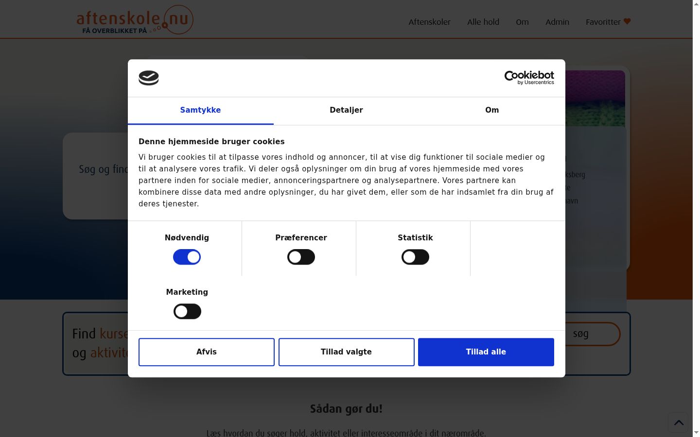 Sutikimo reklamjuostės, rodytos prieš bet kokią sąveiką, ekrano kopija