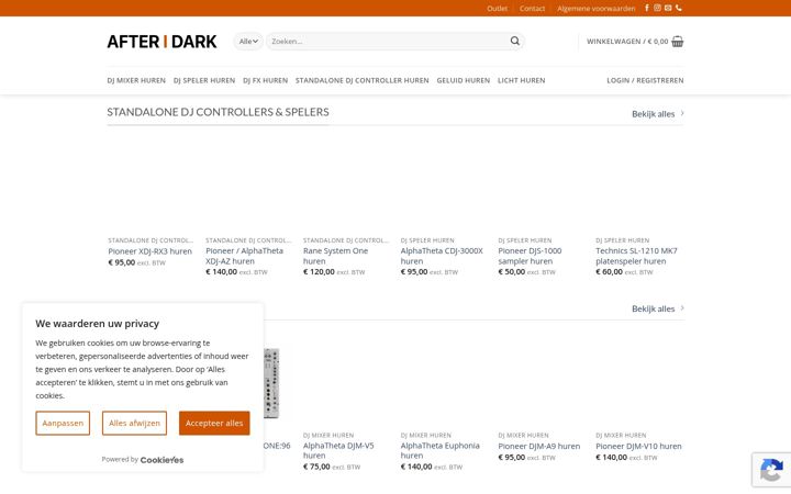 Screenshot of after-dark.be