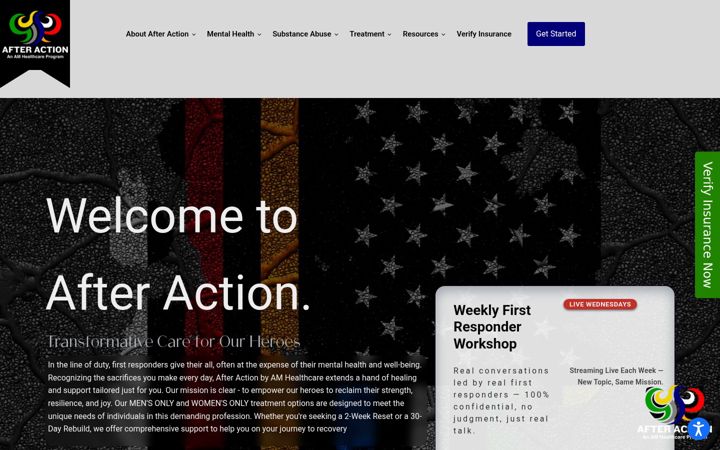 Screenshot of afteraction.care