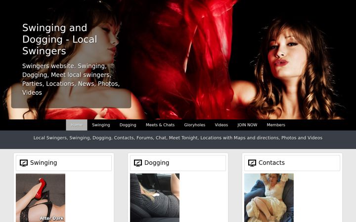 Screenshot of afterdarkswingers.co.uk