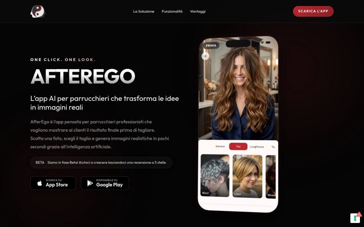 Screenshot of afterego.eu