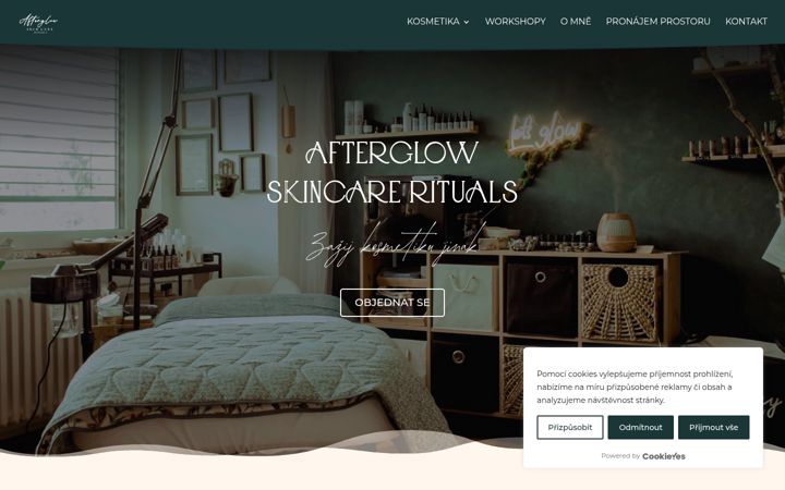 Screenshot of afterglowrituals.cz