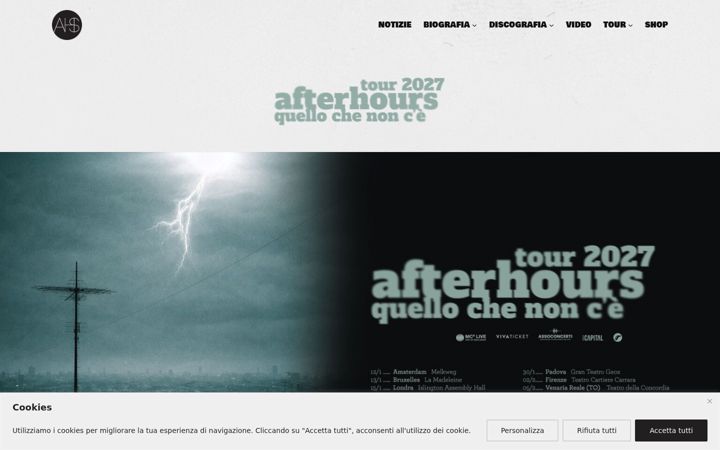 Screenshot of afterhours.it