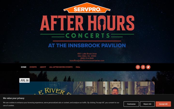 Captura de pantalla de afterhoursinnsbrook.com