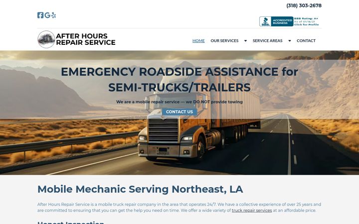 Screenshot of afterhoursrepairservice.com