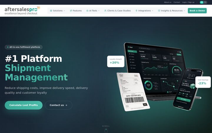 Screenshot of aftersalespro.com