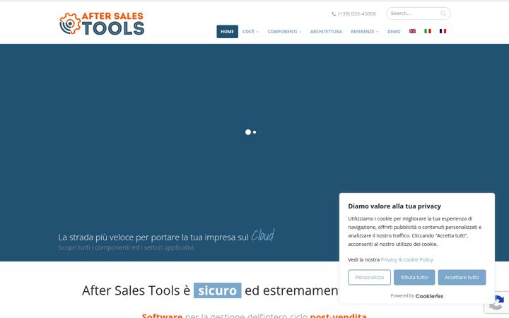 Screenshot of aftersalestools.com
