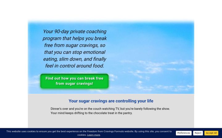 Screenshot of aftersugarclub.com