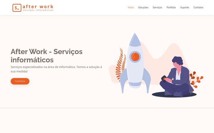 Screenshot of afterwork.pt
