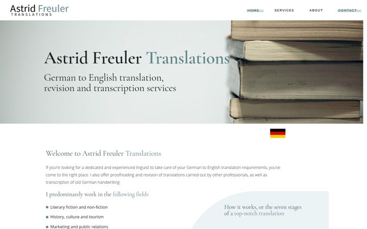 Zrzut ekranu aftranslations.co.uk