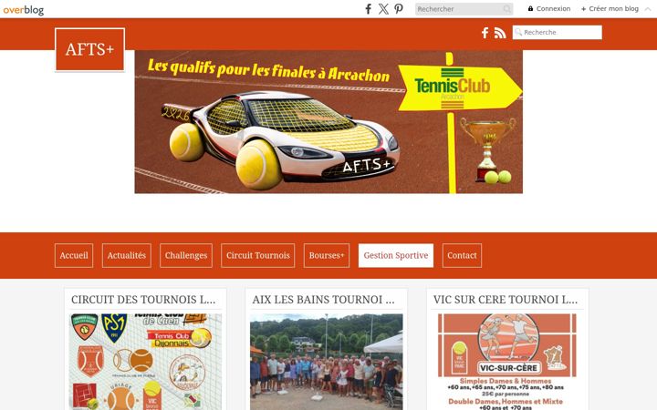 Screenshot of aftsblog.fr