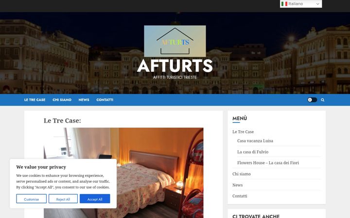 Screenshot of afturts.it