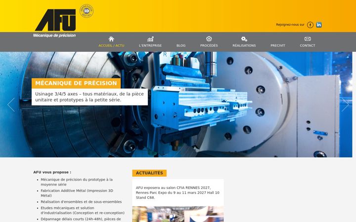Screenshot of afu-mp.com