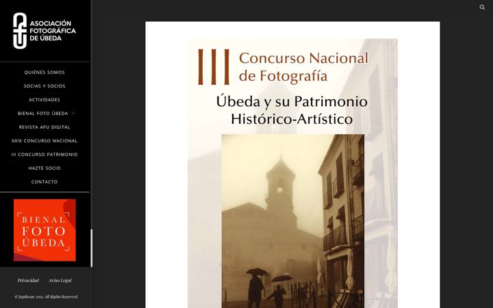 Screenshot of afubeda.com