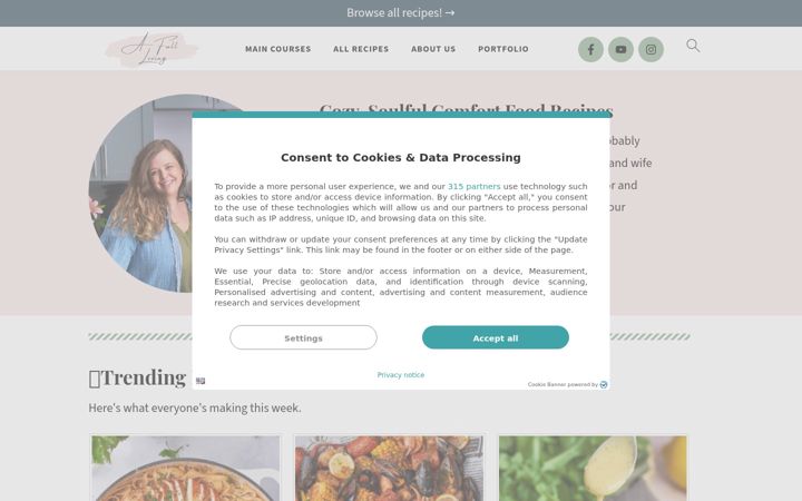 Screenshot of afullliving.com