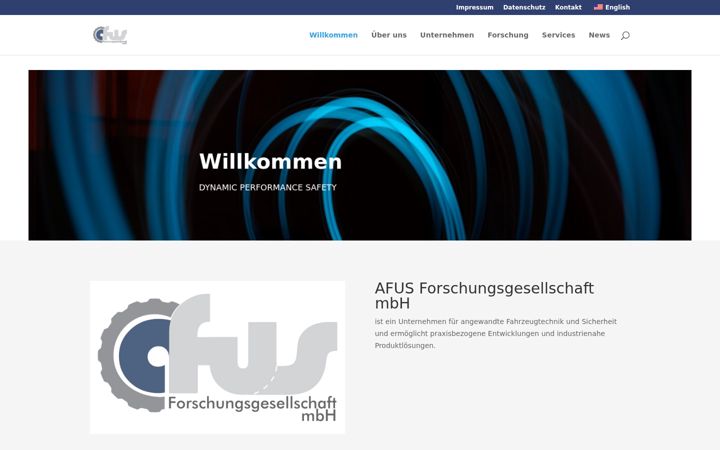 Snimka zaslona za afus-forschung.de