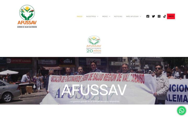 Screenshot of afussav.com